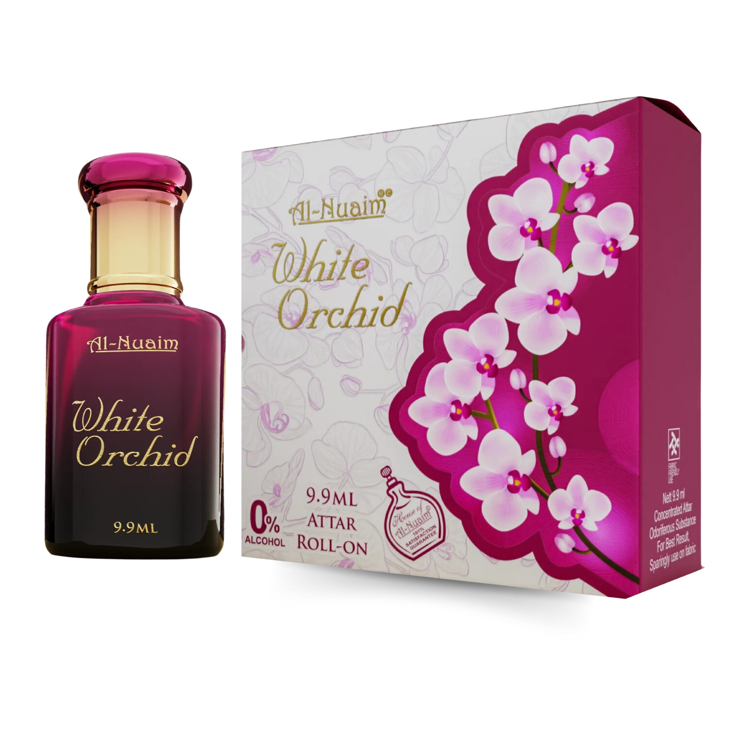 Parfum Attar Al Nuaim Orchidée Noire - Sans Alcool - 9,9 Ml - Neuf