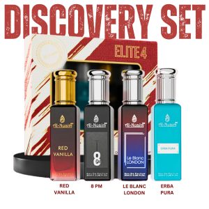 AL NUAIM ELITE DISCOVERY SET OF 4 X 20ML PERFUMES | FOR HIM