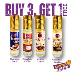 3+1 CHOCOLATE + COFFEE + VANILLA LATTE GOLD COMBO | UNISEX