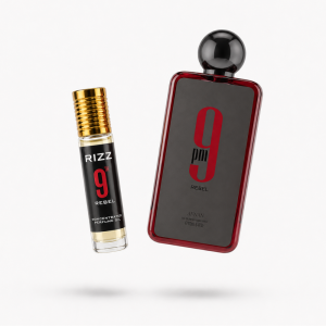 9PM REBEL 100ML PERFUME + 6ML ATTAR
