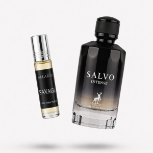 MAISON ALHAMBRA SALVO INTENSE 100ML PERFUME + ALLARAB SAVAGE 6ML ATTAR